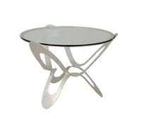 ARTI E MESTIERI table basse NINFA (Feuille d'argent - Métal)