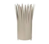 Arti & Mestieri Arti e Mestieri Poignée Ombrella avec Rayons de piqûres de Sable, Bambou, étain, Sabbia Tortora Nocciola, 23 x 54 cm