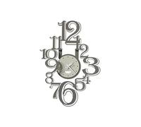 Arti & Mestieri Big Freak - Horloge Murale Design 100% fabriquée en Italie - en Fer, 40 x 54 cm (Boue et Ivoire)