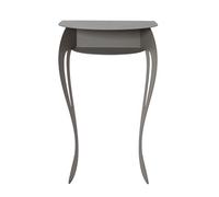 Arti & Mestieri Console élégante Frida Petite aux Formes Douces, Simple et raffinée, Design 100% fabriqué en Italie, en Fer, 55 x 25 x 85 H cm (Boue), Marbre, Large