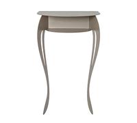 Arti & Mestieri Console élégante Frida Petite aux Formes Douces, Simple et raffinée, Design 100% fabriqué en Italie, en Fer, 55 x 25 x 85 H cm, Sable, Large