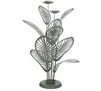 Arti & Mestieri Croton - Plante décorative Design 100% fabriquée en Italie - en Fer, 60 x 100 H cm (Vert Sauge)