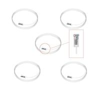 Arti Teq - Câble de Suspension Perlon Twister Cliq2Fix 150 cm - Sécurité Renforcée pour Accrochage de Cadres et Tableaux - Compatible avec Cimaises Artiteq - Transparent