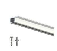 Arti Teq - Cimaise Plafond Top Rail 200 cm + vis et Chevilles - Cimaise Tableau pour Plafond Artiteq Blanc, A l'unité