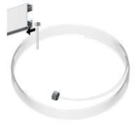 Arti Teq - Lot de 10 câbles perlon Slider 150 cm - Câbles de suspension transparents pour cimaises - Charge maximale 15 kg - Transparent