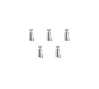 Arti Teq - Lot de 5 crochets classic autobloquant : 15 kg max. - Argent