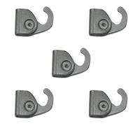 Arti Teq - Pack de 5 Crochets autobloquant 20 kg pour Tige 4x4 mm - Accessoire Cimaise