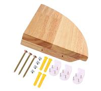 Artibetter 1 Ensemble Étagère d'angle Étagère en Verre Support Mural Étagère d'angle Étagères d'angle Affichage Étagère Étagères d'angle Mur Étagère d'angle en Bois Étagère De Rangement