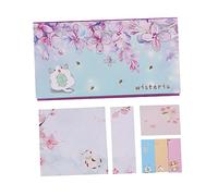 Artibetter 1 Ensemble Lot Bloc Notes Adhésifs Autocollants Papeterie Pratique pour Bureau et École Motif Cerisier Modèle