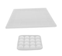 ARTIBETTER 1 Ensemble Moule à Backgammon Silicium échecs 3D go Game coulée Moule en Silicone Moule de Jeu go Game moules en Silicone Moule en résine pour échiquier Gel de silice