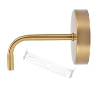 Artibetter 1 ensemble Support de Lampe Murale Kit DIY pour Applique Murale avec Poteau de Lumière Élégant et pour Chambre et Salon Couleur Effet Cuivre