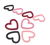 Artibetter 1 Jeu Pendentif Coeur Charme De Coeur D'or En Forme De Collier Cœur Bracelet Bricolage Accessoire Bricolage Porte Bracelet Supplies De Bijoux Charmes En Vrac Résine 8 Pièces