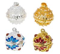 Artibetter 1 jeu Pendentif D'Aromathérapie Sachet Bijoux Pour Femmes Collier À Breloques Breloques Fabrication De Bijoux Breloques Pendentifs Pendentif Collier Breloques Pour 4 pièces