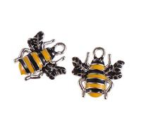 Artibetter 1 Jeu Pendentifs Abeille Pour Diy De Charmes Pour Création De Bracelets Et Colliers Accessoires De Mode Originale 10 Pièces