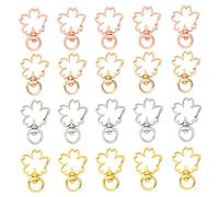 Artibetter 1 Jeu Porte Clés Sakura Pendentifs Décoratifs Pour Sacs Accessoires De Mode Diy Ornements Suspendus 20 Pièces