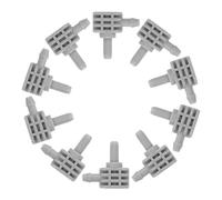 ARTIBETTER 10 Connecteurs Adaptateurs L Forme pour Brassard Tensiomètre Électronique, Kit 10 Pièces Réutilisable, Connecteur de Tube D’air Bp Portable Compatible Moniteurs Automatiques