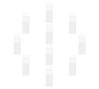 Artibetter 10 Pièces Boîte de Rangement en Plastique Extensible pour Mèches de Remplacement et Fraises à Chanfreiner, Séparateurs Internes et Couvercle Transparent, pour Atelier