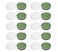 Artibetter 10 Pièces Boîtes de Petri à Agar de 6cm pour Expériences Scientifiques Stabilité et Haute Pureté, Plaque de Culture pour Laboratoire et Surveillance Environnementale
