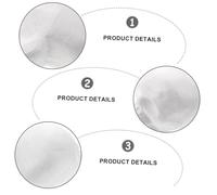 ARTIBETTER 10 Pièces DIY Grimace Craft Balls Mousse Blanche pour Décorations Suspendues Halloween Garçon Fille