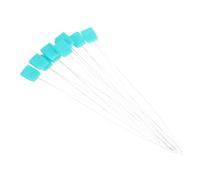 ARTIBETTER 10 Pièces Long Punch Needle Threaders Steel Wire Embroidery Floss Threading Tool With Plastic Handle For Cross Stitch DIY Sewing Craft