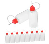 Artibetter 10 pièces Lot de Flacons Applicateurs Colle avec Aiguille Distributeurs Précis pour Travaux Manuels et Assemblages Industriels Bouteilles Souples Anti-gaspillage Faciles à