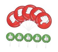 ARTIBETTER 10 pièces Paddles Interactivité Scolaire Plastique Double Face Oui Non pour Enseignants et Élèves Supports de Vote pour Discussions Classe