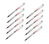 Artibetter 10 Pièces Refillable Brush Pens Soft Tip Chinese Calligraphy Pen Lightweight Steel Portable For Sketching Drawing And Signature