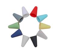 ARTIBETTER 10 pièces Silicone Protective Cover for Pencil Nib Quiet Anti-Slip Stylus Tip Cap Compatible with Apple Pencil Random Colors Couleur Aléatoire Couleur Aléatoire