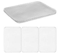 Artibetter 10 Pièces Tapis de Barbecue Jetable en Aluminium Argenté Antiadhésif, Sûr pour Griller Légumes et Poissons Lors de Pique-niques en Plein Air, Facile à Nettoyer