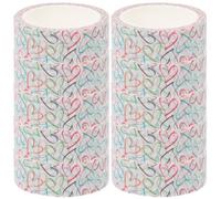Artibetter 10 Rouleaux Rubans Adhésifs pour Scrapbooking Motif Cœur