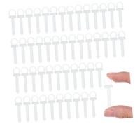 Artibetter 100 Pièces Capsules Transparentes pour Boules de Noël Accessoires Créatifs pour Décoration Sapin Faciles à Suspendre et Réutilisables