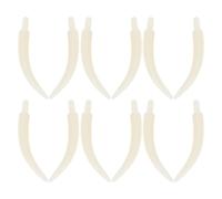 Artibetter 100 Pièces Charme Ethnique Éléphant en Plastique Blanc 6cm