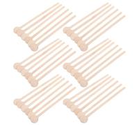 ARTIBETTER 100 pièces Lot de Touillettes Café Bois à Embouts Ronds Agitateur Bois pour Boissons Chaudes et Froides Mélangeur Café Thé Lait Cocktail Restaurants et Bars Réutilisable