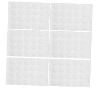 Artibetter 1000 Pièces Adhésif double face transparent autocollants double face points autocollants bandes adhésives rondes disques adhésifs blanche