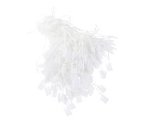 ARTIBETTER 1000 Pièces Cordon Étiquetage Attaches de Prix pour Vêtements Cordes de Suspension Blanches pour Étiquettes Fixations Pratiques pour Étiquettes de Vêtements Usage
