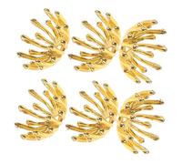 Artibetter 100pièces Épingles à Cheveux Métal Design Bouton De Fleur Diy Accessoires De Décoration Pour Cheveux Kit De Matériel Pour Coiffure