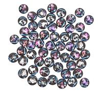 Artibetter 100pièces Lot De Cabochons Verre Plat Avec Motifs Des Signes Du Horoscope