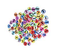 Artibetter 100pièces Lot de Yeux Décoratifs pour Poupée Simulation Yeux Verre Style Mixte pour Loisirs Créatifs Et Projets Artisanat