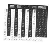 Artibetter 10pièces Autocollants De Clavier Stickers Universels pour Ordinateurs Portables Et Claviers Et Étanche Et Facile à Installer