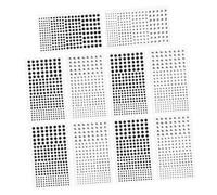 Artibetter 10pièces Autocollants Pour Visage Yeux Et Corps Bijoux De Maquillage Pour Fêtes Et Festivals Auto-adhésifs