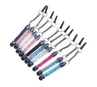 Artibetter 10pièces Lot de Stylets Tactiles Capacitifs Cristal Diamant pour Tablettes Et Téléphones Pointe Caoutchouc Souple