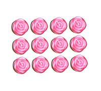 Artibetter 12 Pcs Bougies Chauffe-Thé Bougies Chauffe-Plat Décoratives Bougie Chauffe-Plat Non Parfumée Flottantes En Forme De Fleur De Rose En Vrac Petites Votives