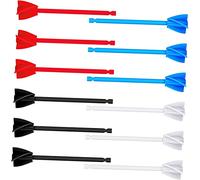 ARTIBETTER 12 pièces Accessoires Mélangeurs de Peinture pour Perceuse Tiges Hélicoïdales Réutilisables pour Résine Époxy Rapide et Compact pour Usage Électrique et Batterie