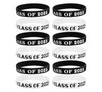 Artibetter 12 Pièces Bracelets en Silicone Résistants et Confortables pour Cérémonie de Remise de Diplôme 2025, Design Unique pour Étudiants, Adaptés aux Occasions Variées