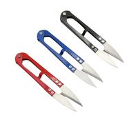 ARTIBETTER 12 Pièces Ciseaux U Mini avec Ressort Coupe Fil et Broderie Acier Manche Confortable Lot de Couleur Aléatoire Outils de Couture et Bricolage Polyvalents Couleur