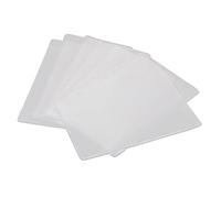 Artibetter 12 Pièces Étui Transparent Dull Polish pour Cartes de Bus et Identité Protection Sillicone Flexible