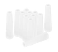 Artibetter 12 Pièces Tubes Enroulement Fil Plastique Blanc Cône 3°30′ Porte-Fils Laine Bobines Broderie Accessoires Tricot Couture Gestion Fil pour Métiers à Tisser