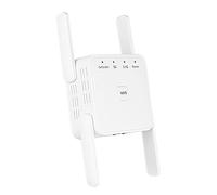 Artibetter 1200m Répéteur WiFi Amplificateur De Signal avec Externes Extendeur Compatible avec Toutes Box Blanc