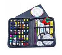 Artibetter 129pièces Nécessaire De Couture Avec Kit Aiguilles Fils Colorés Ciseaux Coupe-fil Règle Et Sac De Rangement Zippé