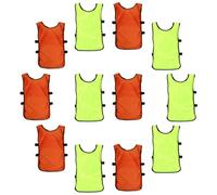 Artibetter 12pcs Chasubles de Football en Polyester Respirantes avec Coupe Ample pour Entraînements et Activités en Plein Air